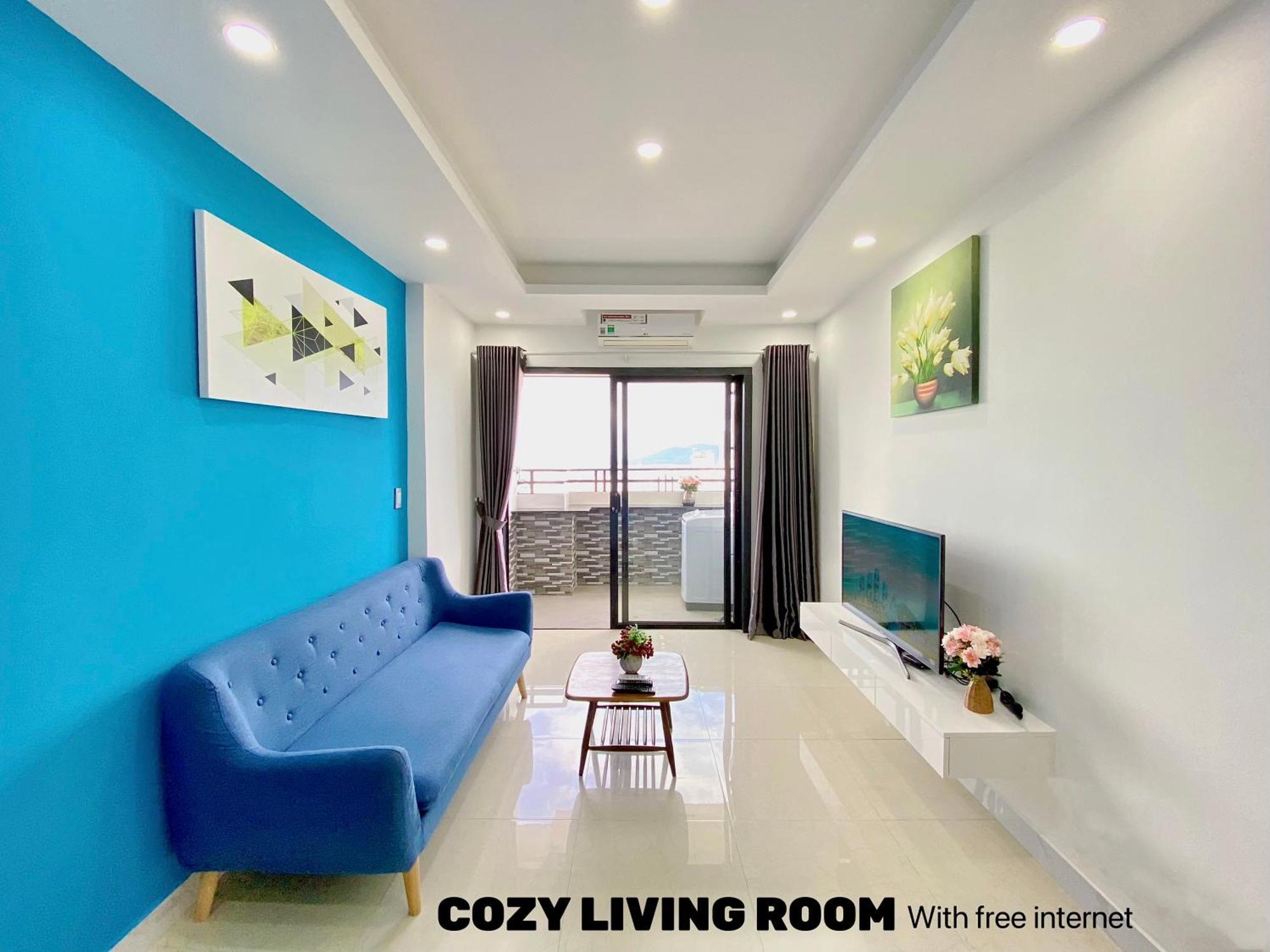 Blue Ocean Apartment At My Khe Дананг Екстериор снимка