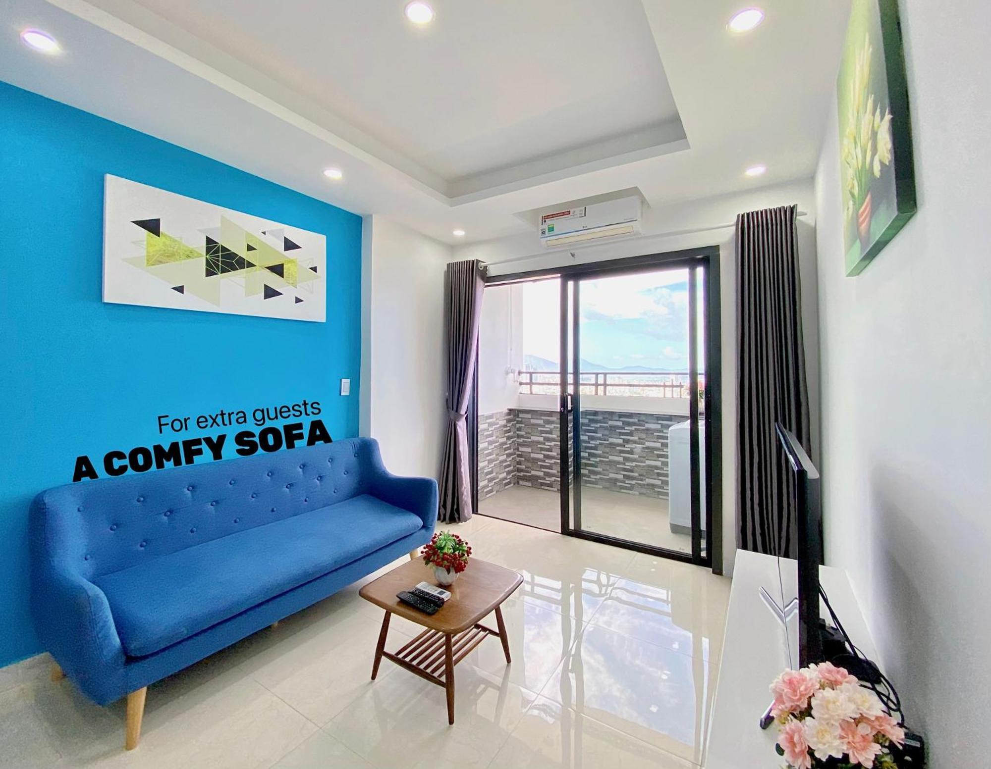 Blue Ocean Apartment At My Khe Дананг Екстериор снимка